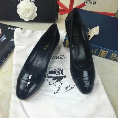 CHANEL Shallow mouth flat shoes Women--019